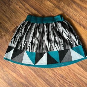 Geometric Winter Skirt